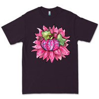 Plum sunflower pumpkin breast cancer Premium Tee - Zillion Design Studio