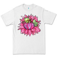 White sunflower pumpkin breast cancer Premium Tee - Zillion Design Studio