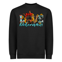 Black love dobermans Heavyweight Sweatshirt - Artiststas