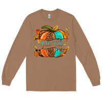 Toasted Coconut pumpkin hello fall Long Sleeve Tee - NancyCooperArtShop