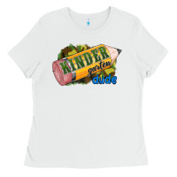 White Kindergarten Ladies Tee - RanaPortraitStore