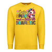 Lemon cute smart and a little bit dramatic Premium Sweatshirt - Artiststas