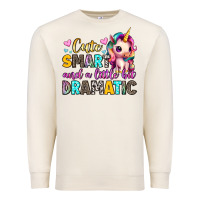 Sandshell cute smart and a little bit dramatic Premium Sweatshirt - Artiststas