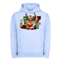 Pigment Grape Ice reindeer joy christmas Urban Hoodie - CowGirlArtShop