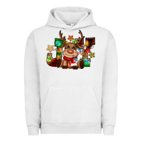 Pigment Lunar Rock reindeer joy christmas Urban Hoodie - CowGirlArtShop