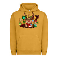 Pigment Peanut Butter reindeer joy christmas Urban Hoodie - CowGirlArtShop
