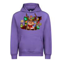Tulip reindeer joy christmas Urban Hoodie - CowGirlArtShop