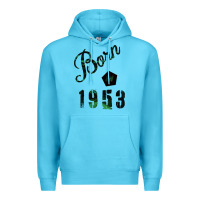 Ocean Blue Born In 1953 Premium Hoodie - Bettercallsaul