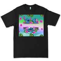 Black custom name stitch Premium Tee - AdoDesignShop