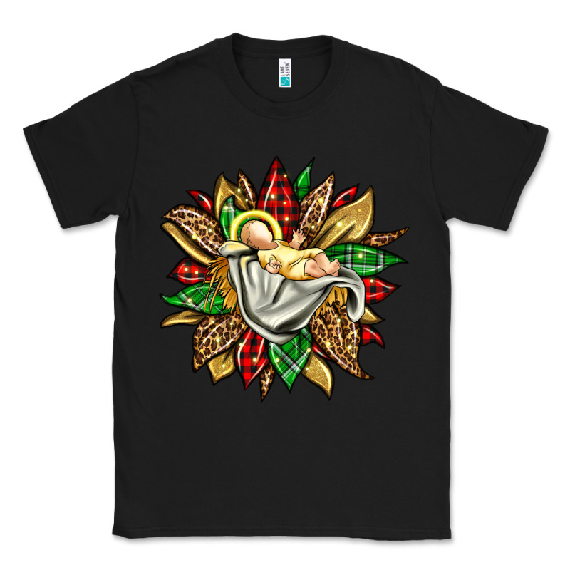 Christmas Baby Jesus Sunflower Classic Tee by Jasminsmagicworld | Teevron