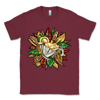 Burgundy christmas baby jesus sunflower Classic Tee - Jasminsmagicworld