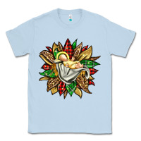 Dusty Blue christmas baby jesus sunflower Classic Tee - Jasminsmagicworld