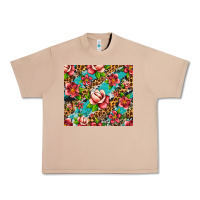 Burro tropical flowers Urban Heavy Tee - Artiststas