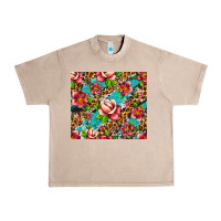 French Oak tropical flowers Urban Heavy Tee - Artiststas