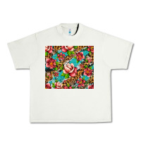 Pistachio tropical flowers Urban Heavy Tee - Artiststas