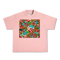 Salmon tropical flowers Urban Heavy Tee - Artiststas