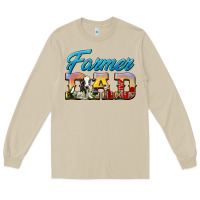 Mushroom Western Farmer Dad Long Sleeve Tee - LillyAllenDesigns