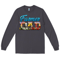 Smoke Western Farmer Dad Long Sleeve Tee - LillyAllenDesigns