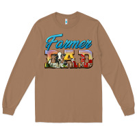 Toasted Coconut Western Farmer Dad Long Sleeve Tee - LillyAllenDesigns
