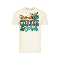 Vintage Arctic gıve me coffee and jesus Vintage Tee - AdoDesignShop