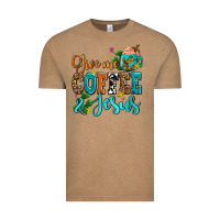 Vintage Coffee gıve me coffee and jesus Vintage Tee - AdoDesignShop