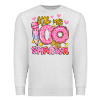 Oatmeal Heather little miss 100 days smarter Premium Sweatshirt - Artiststas
