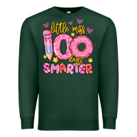 Sports Green little miss 100 days smarter Premium Sweatshirt - Artiststas