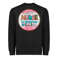 Black nurse round earrings 2 Heavyweight Sweatshirt - BundleAndBundleShop