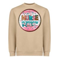 Mushroom nurse round earrings 2 Heavyweight Sweatshirt - BundleAndBundleShop