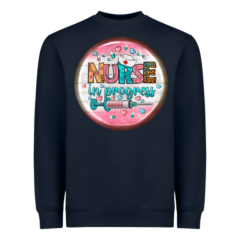 Nurse Round Earrings 2 Heavyweight Sweatshirt by BundleAndBundleShop | Teevron