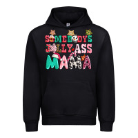 Black somebody jolly ass mama pink christmas Urban Hoodie - CowGirlArtShop