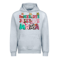 Heather Grey somebody jolly ass mama pink christmas Urban Hoodie - CowGirlArtShop