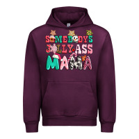 Mauve Wine somebody jolly ass mama pink christmas Urban Hoodie - CowGirlArtShop