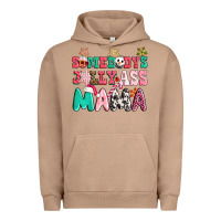 Pigment Burro somebody jolly ass mama pink christmas Urban Hoodie - CowGirlArtShop