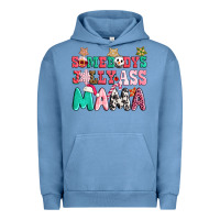 Pigment Pebble Blue somebody jolly ass mama pink christmas Urban Hoodie - CowGirlArtShop