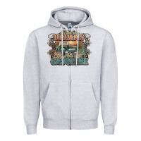 Heather Grey runs on dreams and gasoline truck western Zipper Hoodie - NancyCooperArtShop