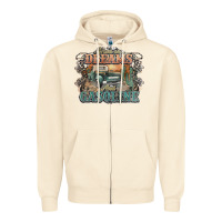 Sandshell runs on dreams and gasoline truck western Zipper Hoodie - NancyCooperArtShop