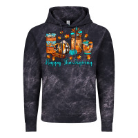 Cloud Black happy thanksgiving coffee Vintage Hoodie - JahusDesignShop