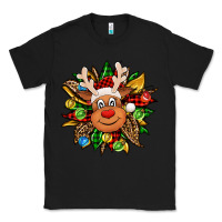 Black Christmas reindeer sunflower Classic Tee - Jasminsmagicworld