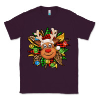 Plum Christmas reindeer sunflower Classic Tee - Jasminsmagicworld
