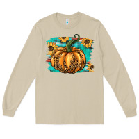 Mushroom pumpkin western Long Sleeve Tee - BarkalooDesign