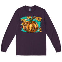 Plum pumpkin western Long Sleeve Tee - BarkalooDesign