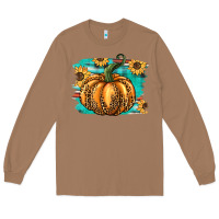 Toasted Coconut pumpkin western Long Sleeve Tee - BarkalooDesign