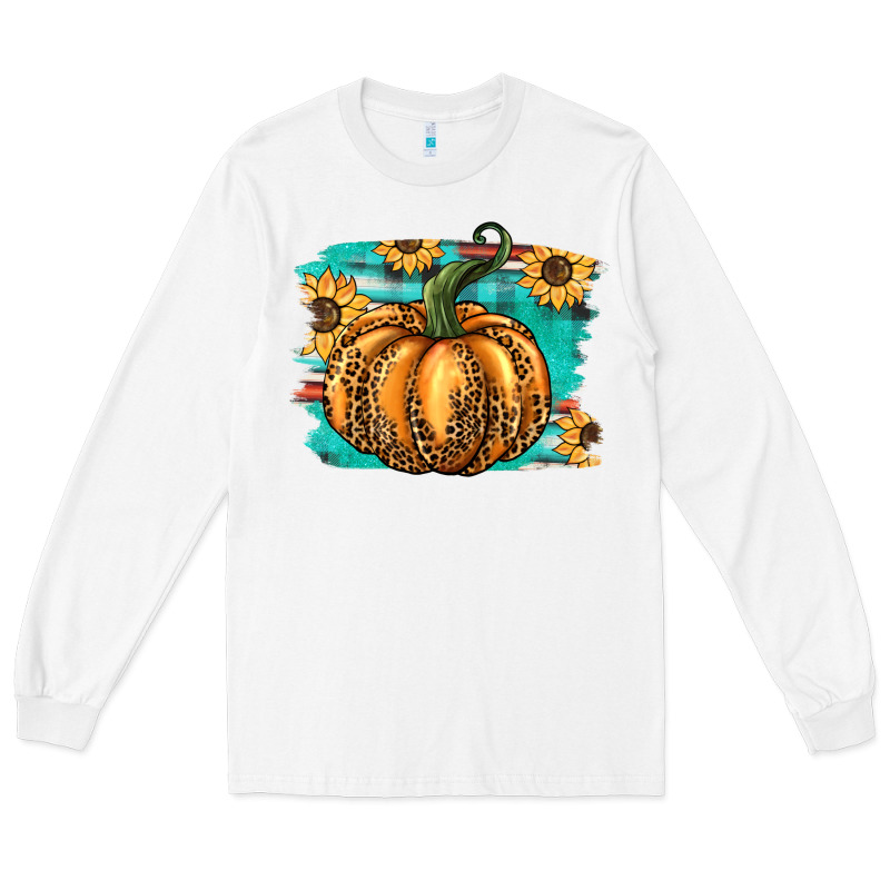 Pumpkin Western Long Sleeve Tee by BarkalooDesign | Teevron