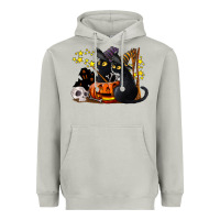 Moon Dust halloween black cats Heavyweight Hoodie - LillyAllenDesigns