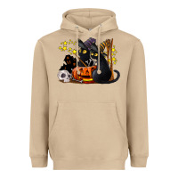 Mushroom halloween black cats Heavyweight Hoodie - LillyAllenDesigns