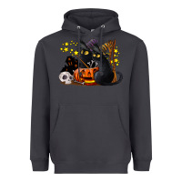 Smoke halloween black cats Heavyweight Hoodie - LillyAllenDesigns