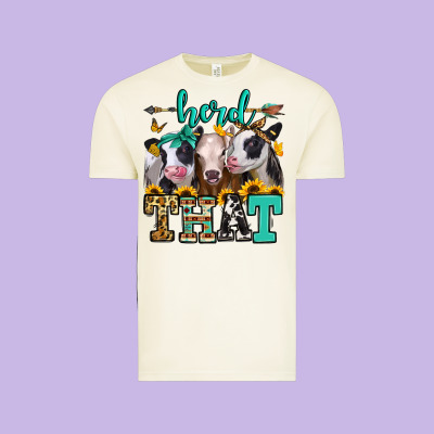 Herd That Heifers Vintage Tee Designed By Jasminsmagicworld