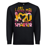 Black little miss 100 days smarter Premium Sweatshirt - Artiststas