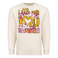 Sandshell little miss 100 days smarter Premium Sweatshirt - Artiststas